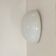 Applique murale plafonnier demi lune sphérique 25 cm verre opaline blanc