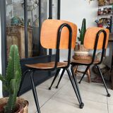 Vintage Mobilor school chair