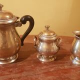 Napoleon III tea service. Silver metal hallmark.