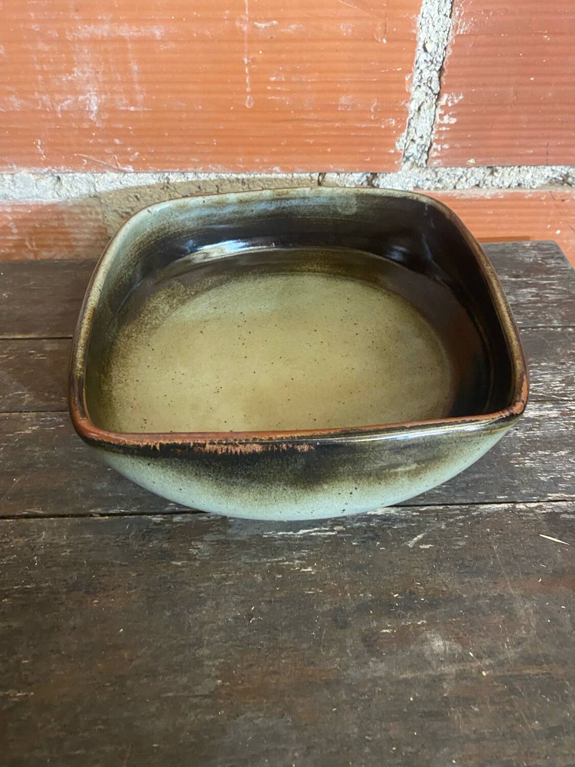 Old Style Bowl Saladier PIERRE CULOT Glazed Stoneware Vintage #