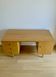 1960s vintage Scandinavian desk in golden oak