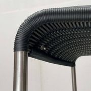 Vintage German cantilever bar stools B30 with leather cushions by Tecta and Jean Prouvé, set of 2.