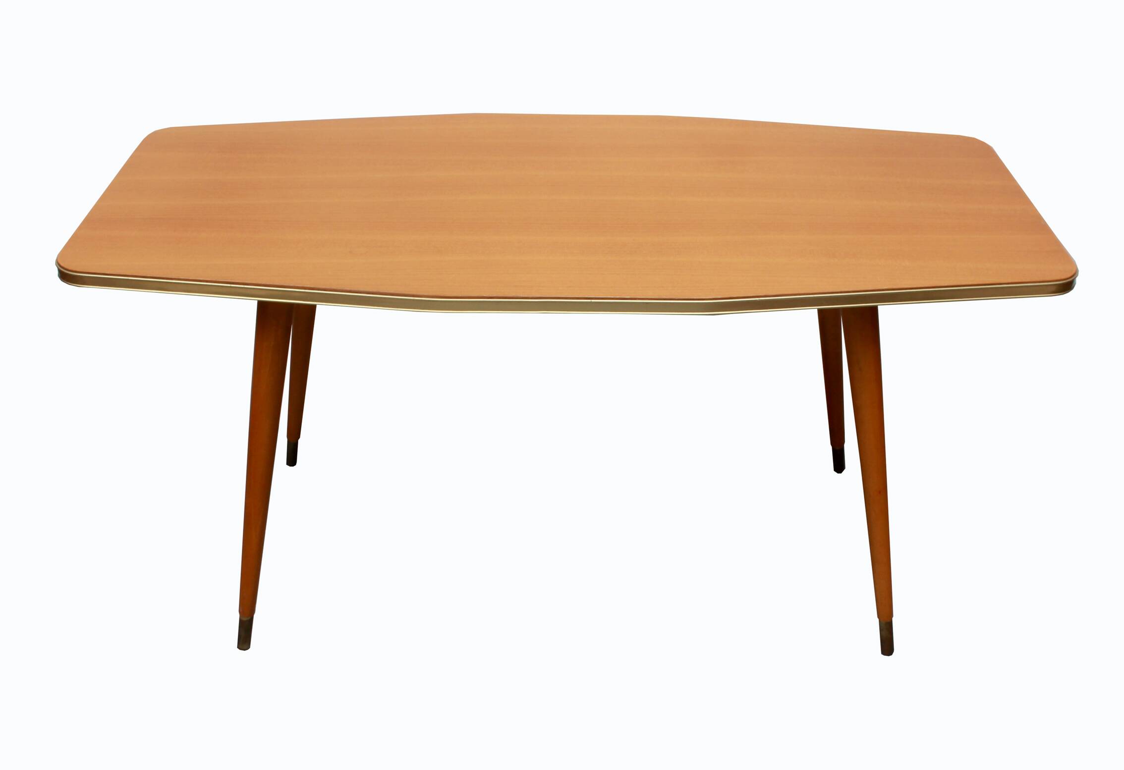 1950s coffeetable ship shaped in ash