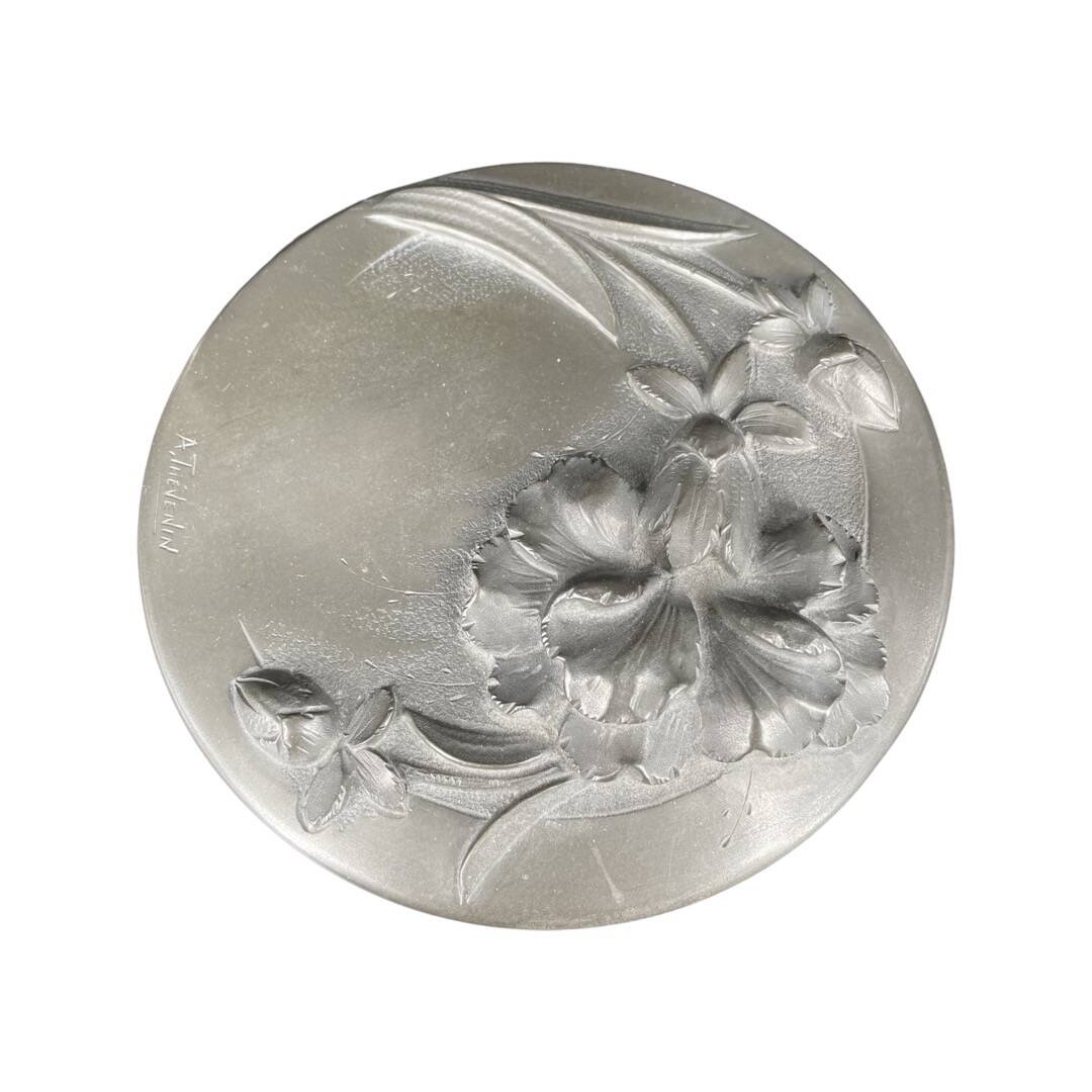 Art Nouveau Tin Box Signed A. Thévenin