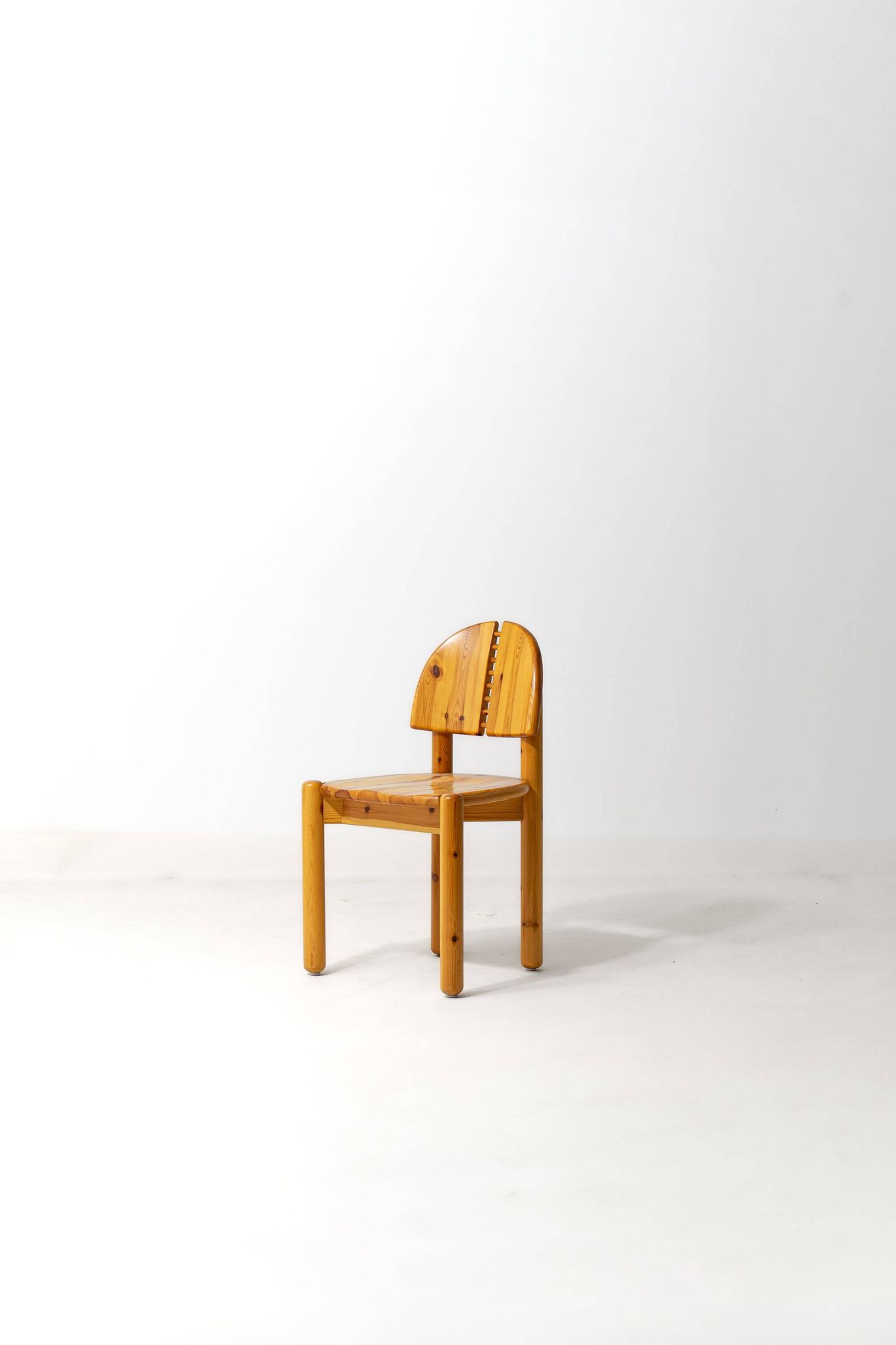 Dining chairs in pine by Rainer Daumiller