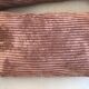 Rectangular corduroy cushion