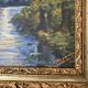 Framed old painting landscape 34X28 cm