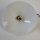 Antique vintage opaline conical pendant light