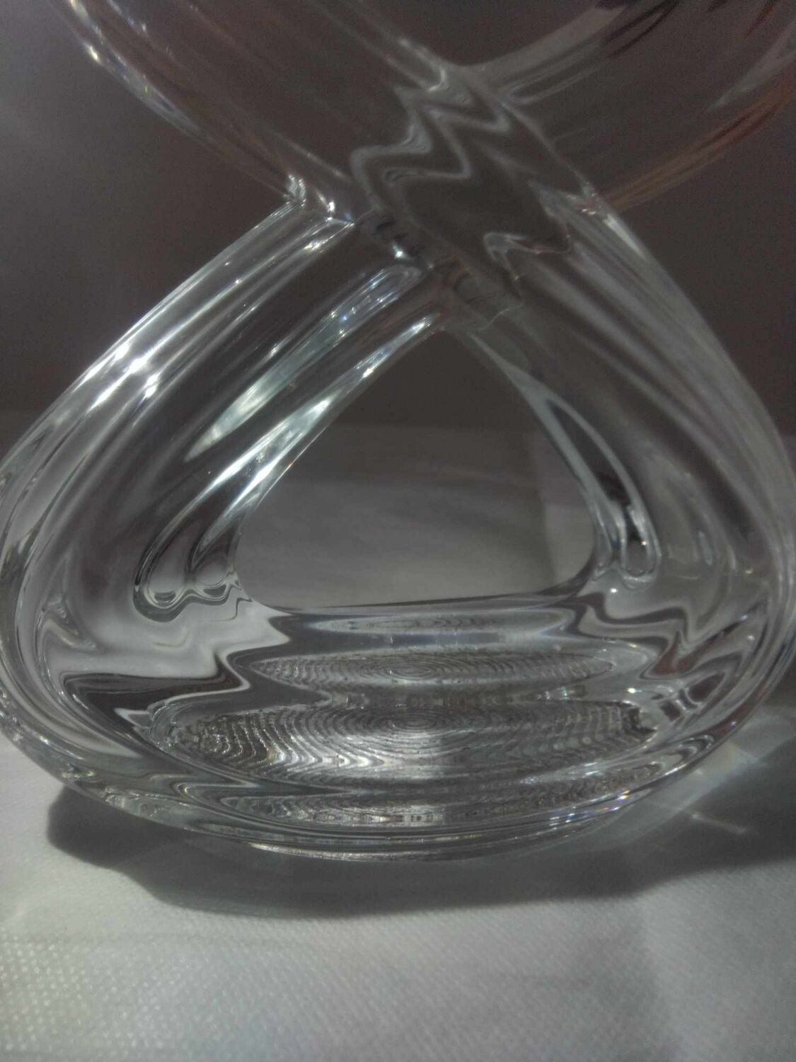 Double Crystal Valve Candle Holder