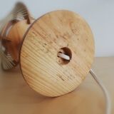 1960s wooden table lamp