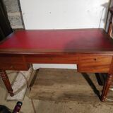 Louis Philippe style walnut desk.