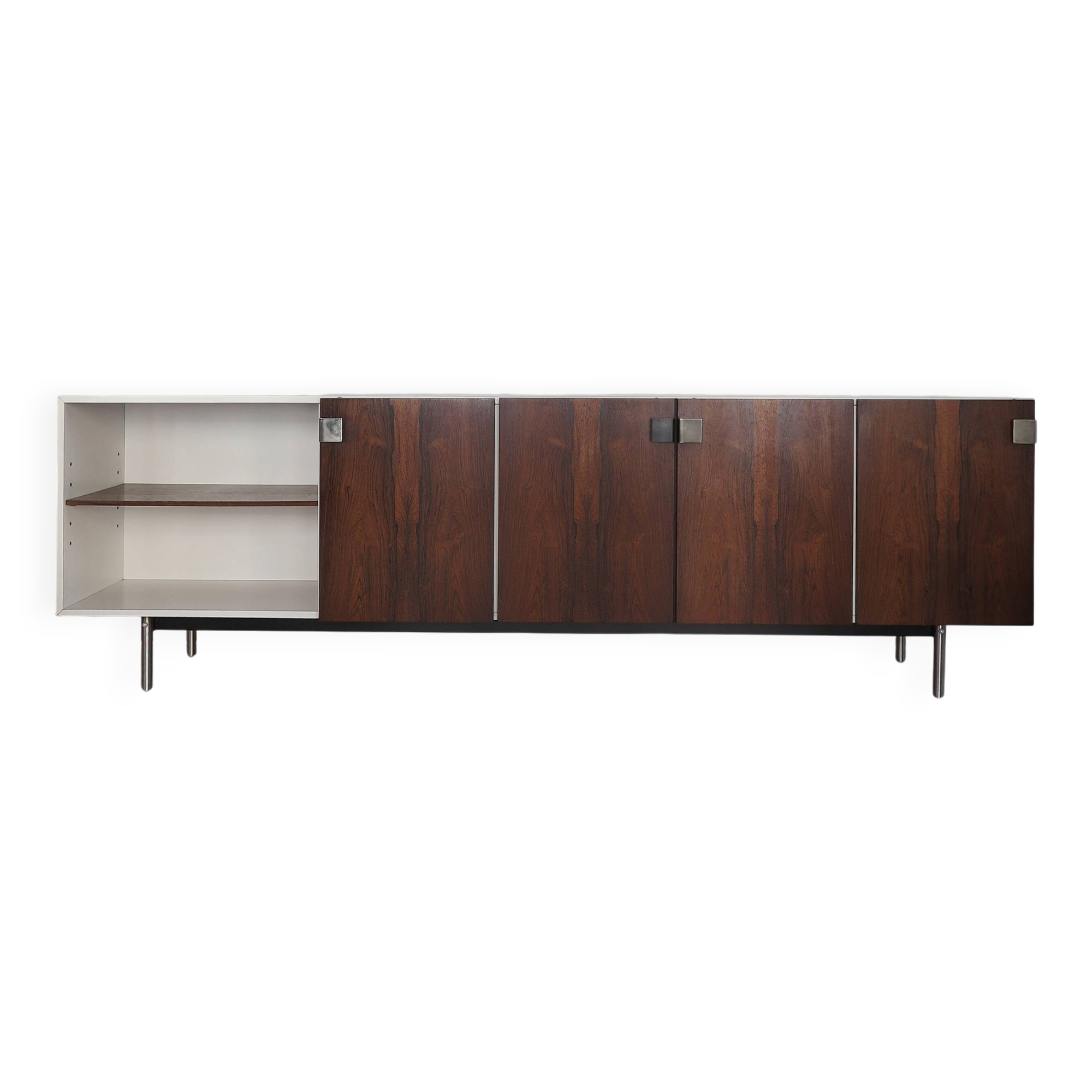 Formica rosewood midcentury sideboard, Italy 1960s