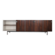 Formica rosewood midcentury sideboard, Italy 1960s