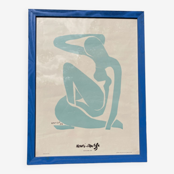 Matisse affiche XL 1990 nu bleu