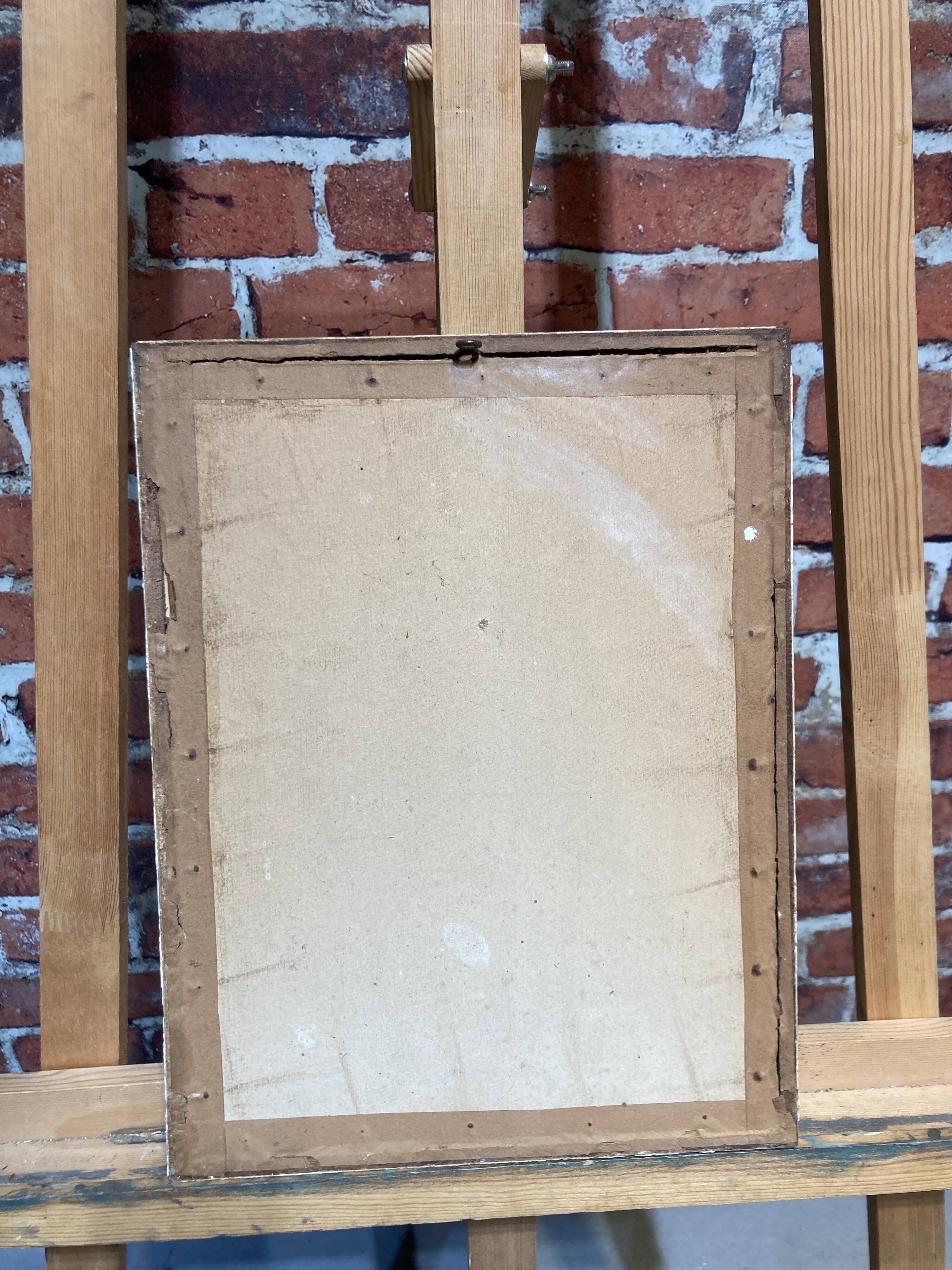 Engraving of a woman.