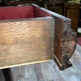 17th century walnut cabinet with recess, circa 1650-1680
