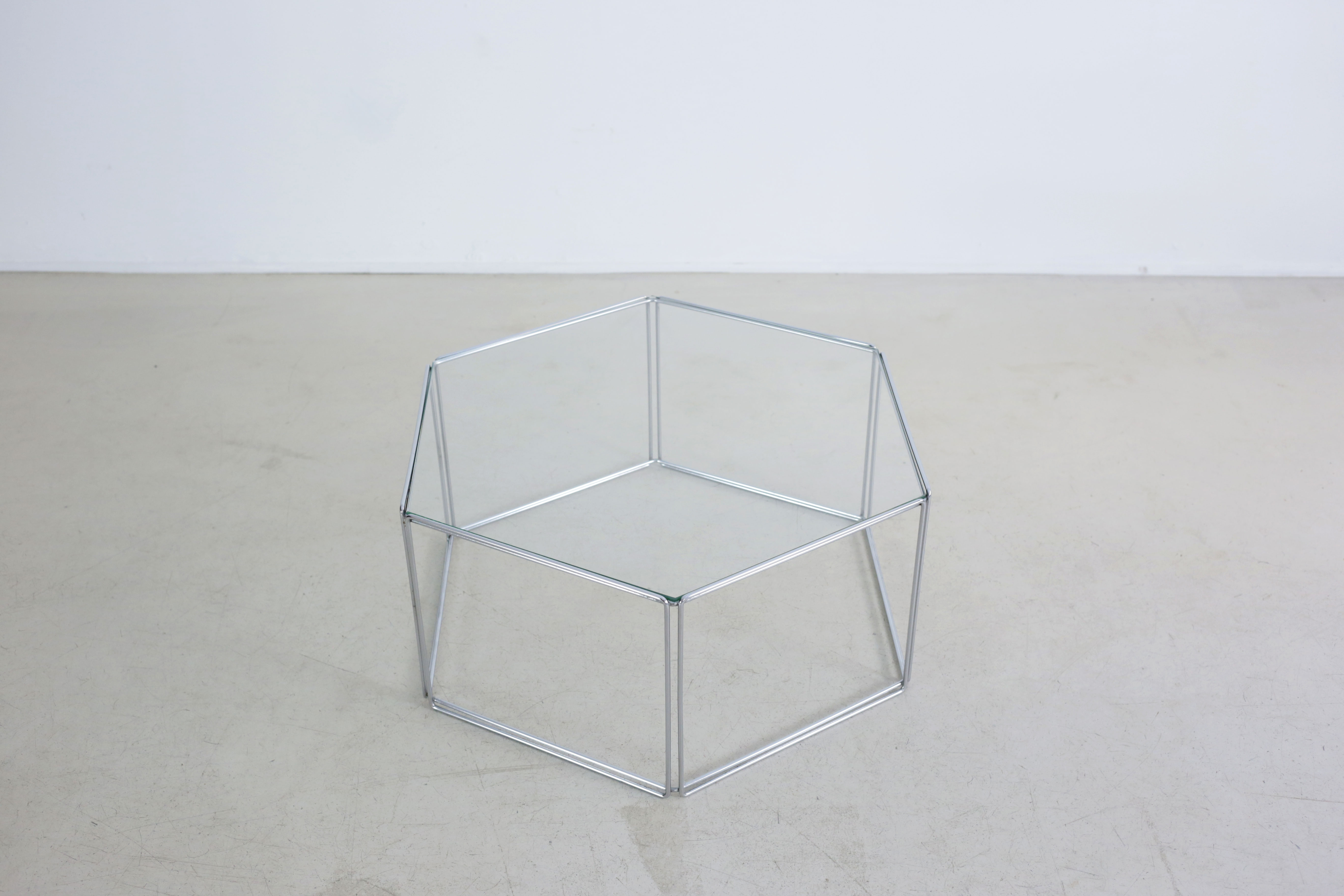 Steel wire table from the 80s