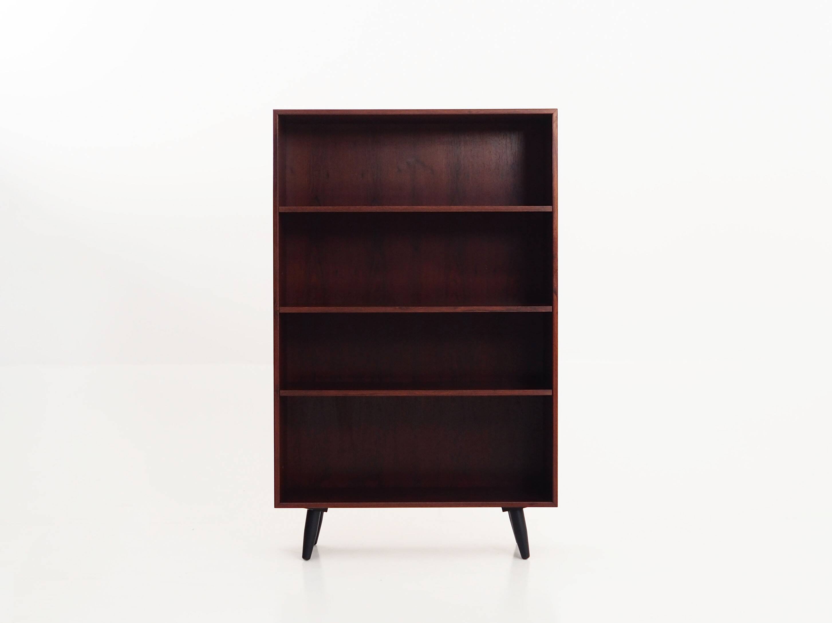 Rosewood bookcase, Danish design, 1970s, production: Hjørnebo