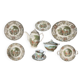 Johnson Brothers Mill Stream 70 Piece Dinnerware Set