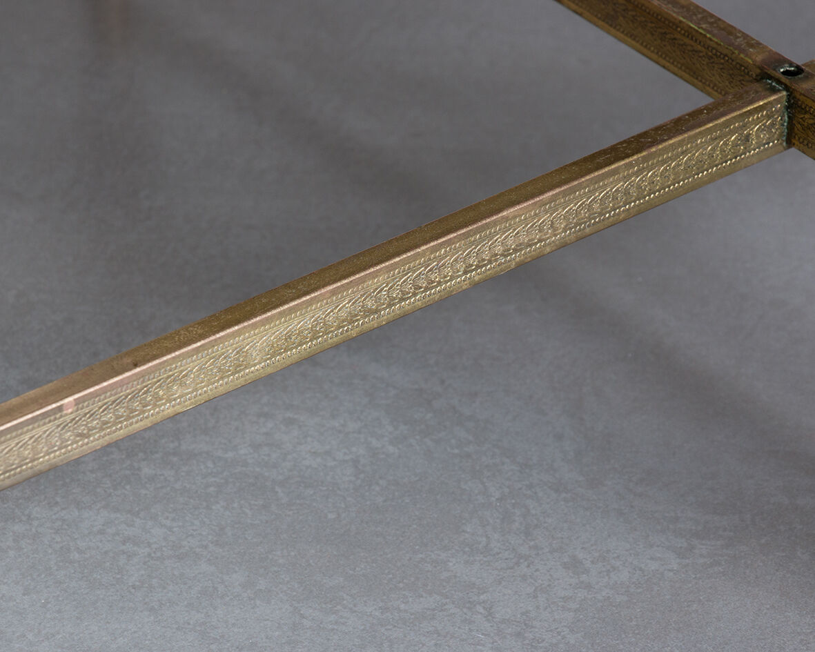 Green marble coffee table