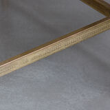 Green marble coffee table