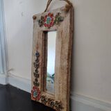 Mirror LA ROUE VALLAURIS in ceramic 1960s
