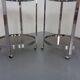 Mid-Century Glass & Metal Serving Bar Carts, 1960s, Set of 2