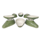 Set of 8 avocado-shaped ceramic bowls Bordalo Pinheiro Portugal