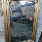 Old mirror gilded 77cm x 51cm