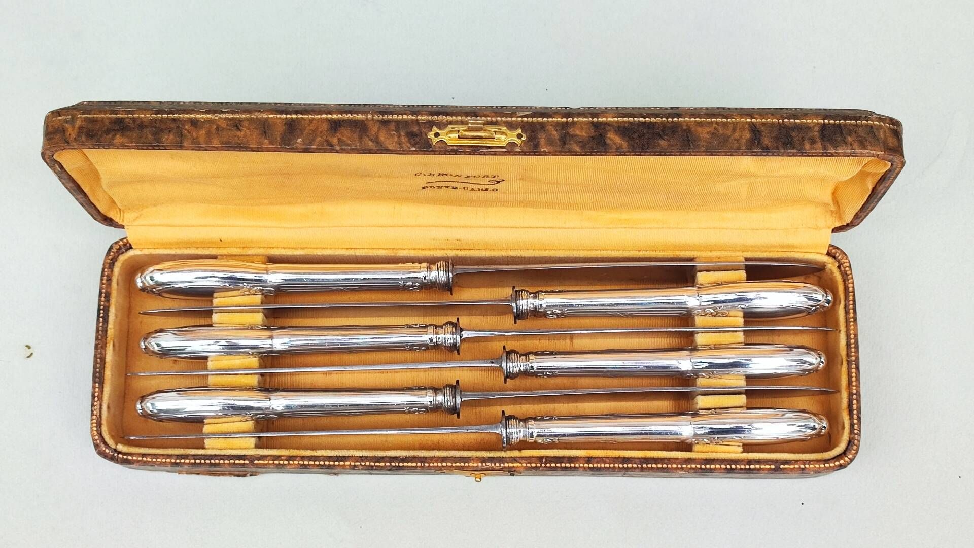 Silver plated knives