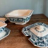 Set of 3 serving dishes in Maastricht ceramic