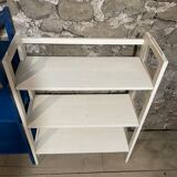 Set of three vintage folding shelves