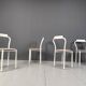 Set of 4 calligaris dining chairs, 1980s