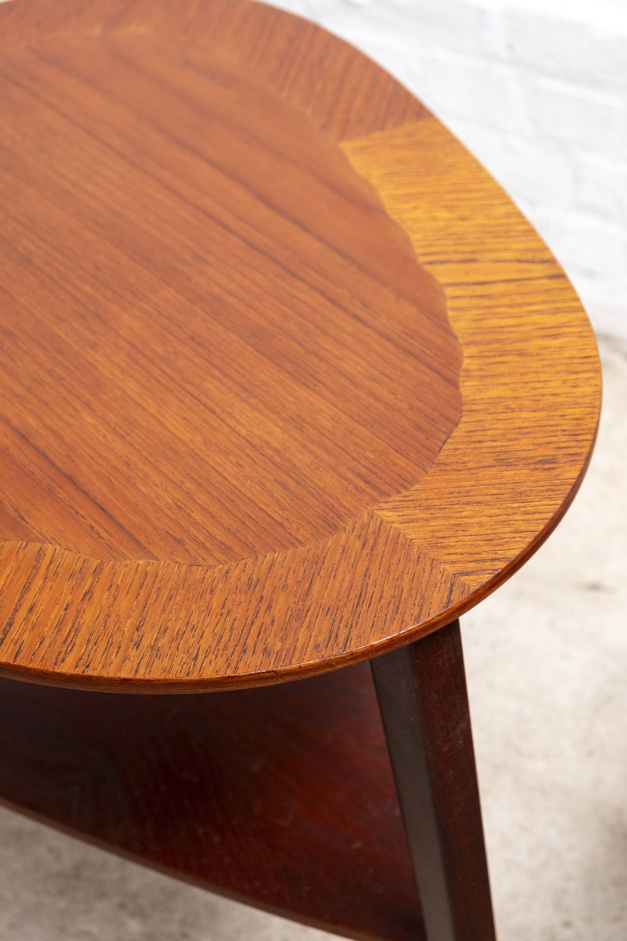 2 tables d'appoint Holger Georg Jensen en teck, Kubus, années 1960, Danemark