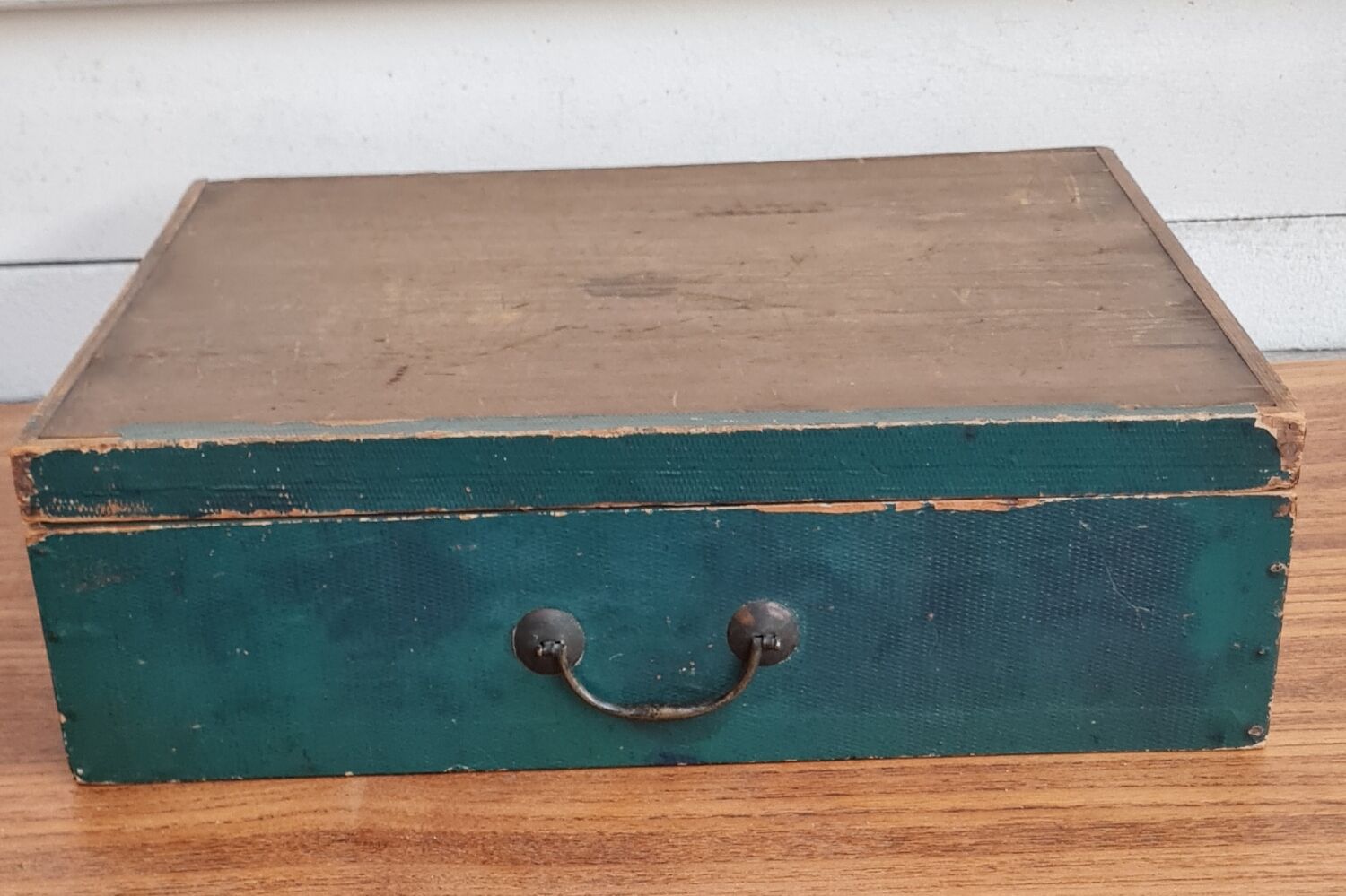 Wooden storage box