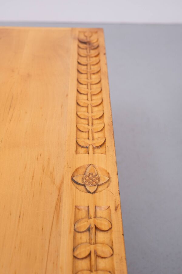 Tables basses en bois d'érable des années 1930 en Hollande