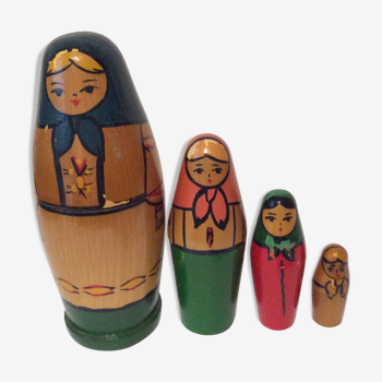 Vintage vintage Russian dolls Matriochka