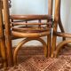 Rattan plant stand screen