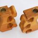 Pair of Swedish wooden candlesticks 1970