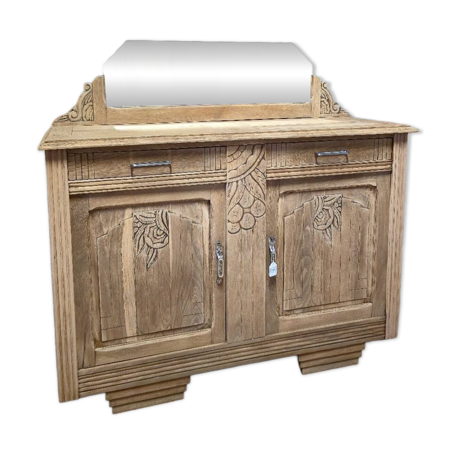 Art Deco oak sideboard/buffet restored