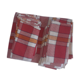 1 Tablecloth + 11 red and white tile towels