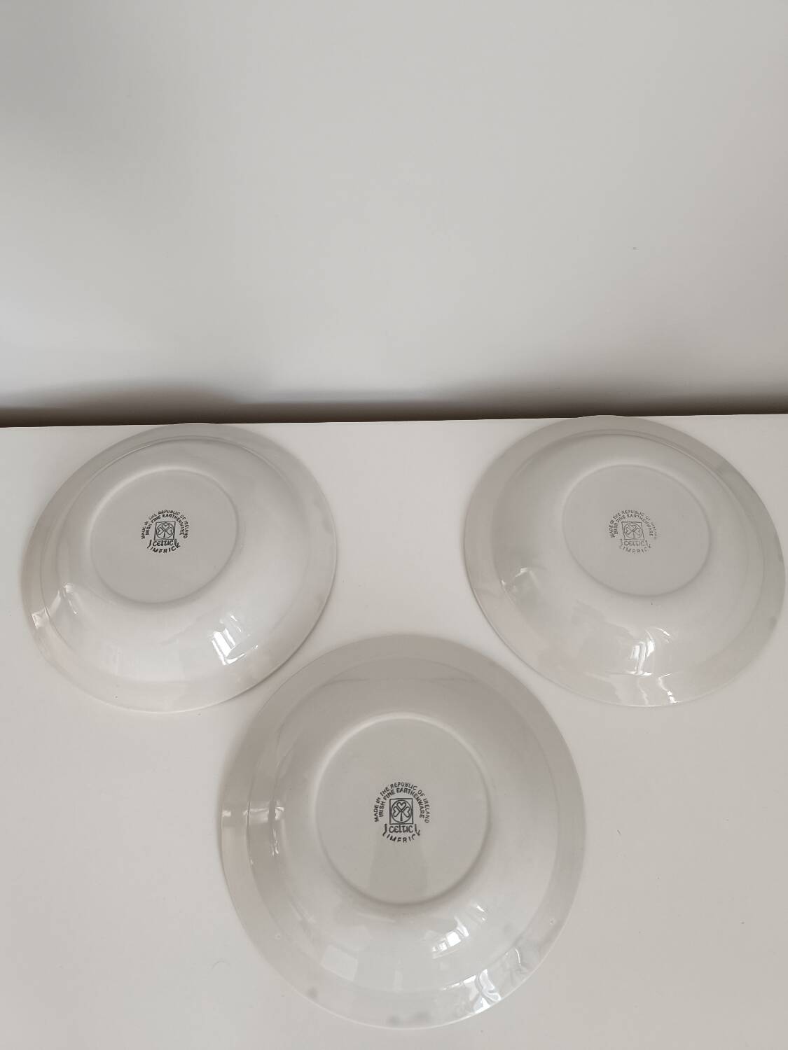 Set of 3 vintage Irish Celtic plates