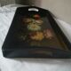 Painted wooden tray