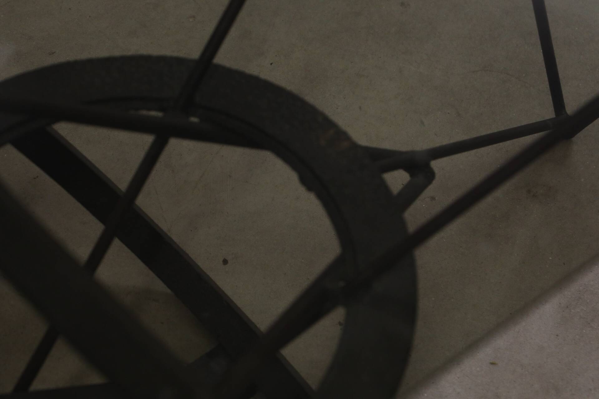 Industrial design coffee table