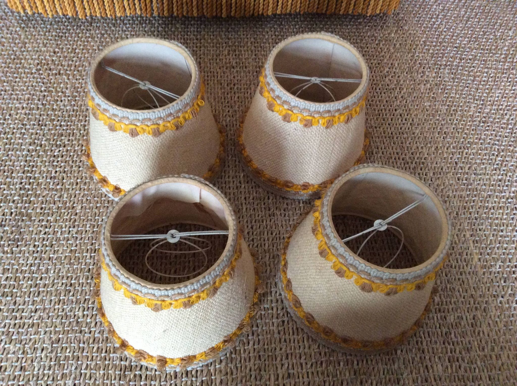 4 lampshades