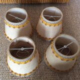4 lampshades