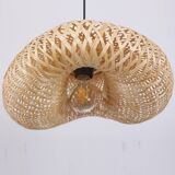 Bamboo Pendant Light, Bamboo Light Fixture, Hanging Lamp