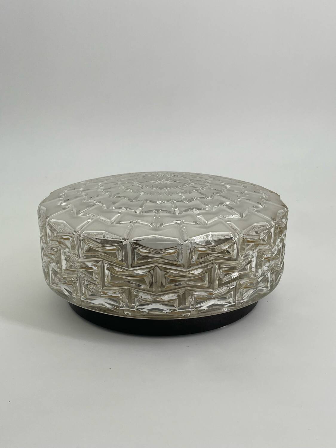 Glass ceiling light from the 60s