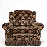 Set of 2 fabric armchairs