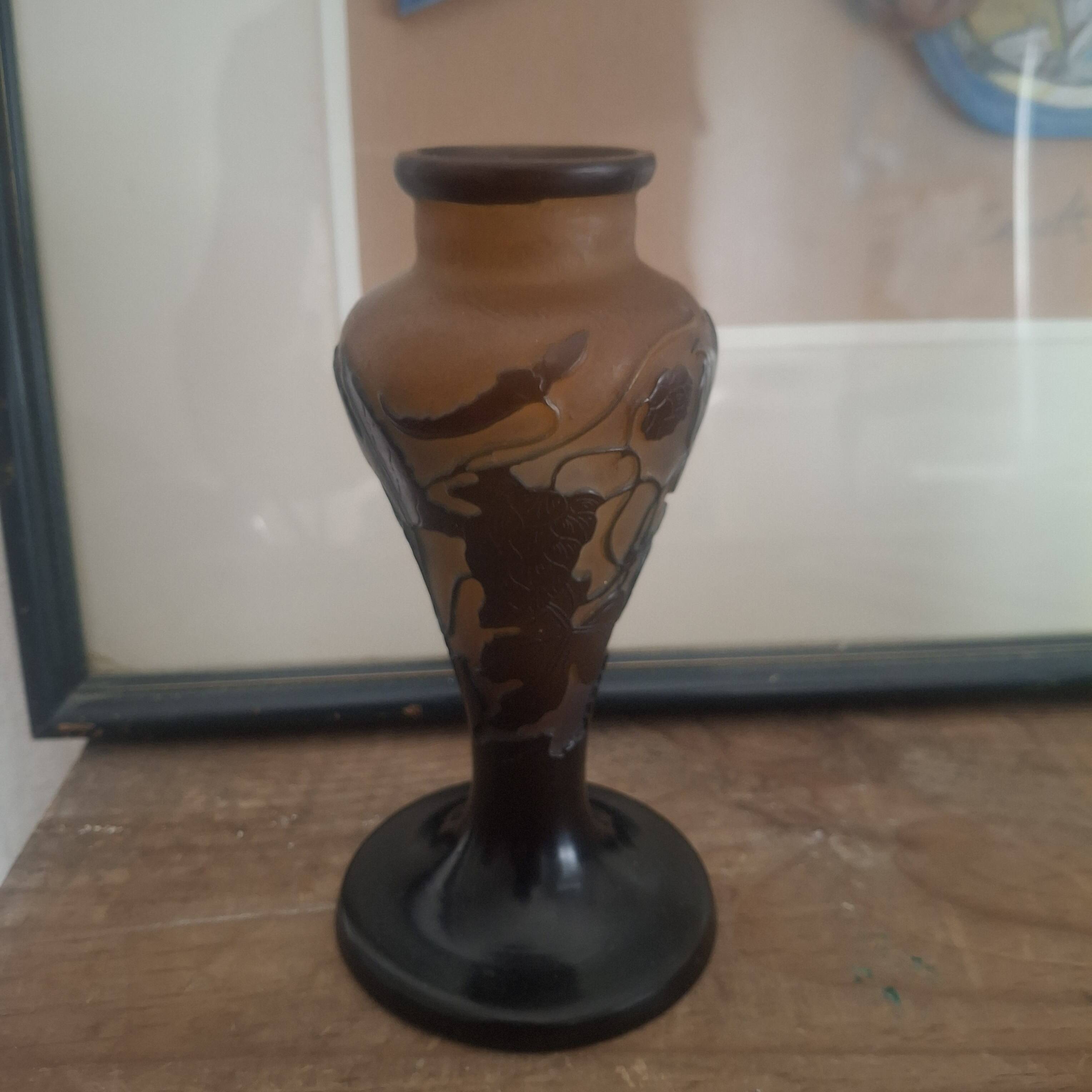 Vase galle art deco.